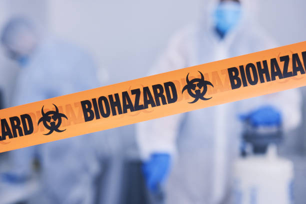 Professional Biohazard Cleanup technician working in Newburg, MD